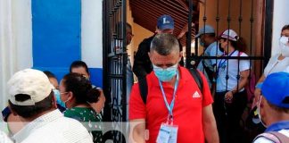 Distribuyen material electoral en la zona rural de Nandaime