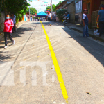 Ocho cuadras fueron entregadas en Managua