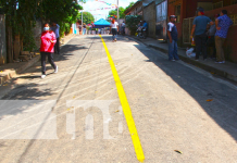 Ocho cuadras fueron entregadas en Managua