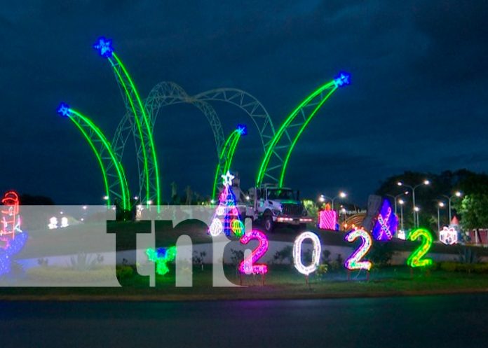 Managua ya se iluminó con el ambiente navideño