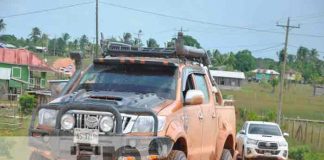 Familias de Waspam disfrutan de la tercera edición del Rally 4X4