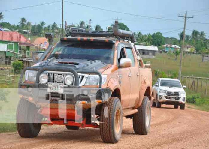 Familias de Waspam disfrutan de la tercera edición del Rally 4X4