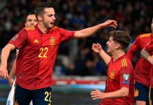 España da un pasito en Grecia hacia Catar-2022 pablo, sarabia, españa, futbol, fifa,