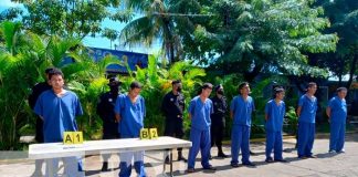Captura de siete delincuentes en Chinandega