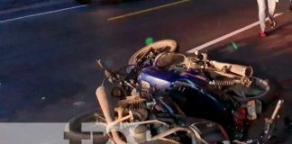 Accidente de tránsito en Managua