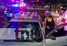 Mala maniobra lo deja con el rostro partido tras impactar contra un poste Impacta contra un poste frente a ENABAS
