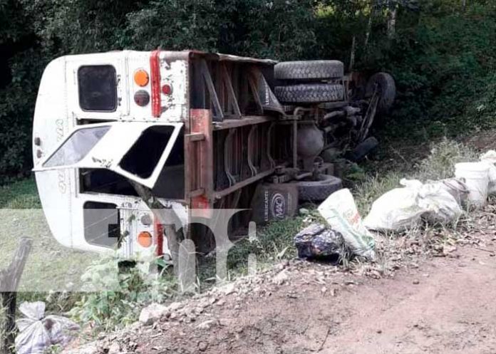 Accidente de tránsito en San Pedro de Lóvago, Chontales