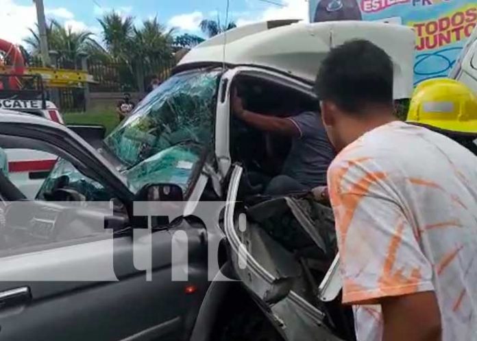 Fuerte accidente de tránsito en Estelí