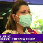 Alba Luz Ramos, presidenta de la CSJ Nicaragua, resalta agilidad del proceso electoral Presidenta de la CSJ, Alba Luz Ramos, ejerce su derecho al voto en Nicaragua