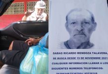 Anciano con problemas de Alzheimer desaparecido desde hace 5 días en Managua