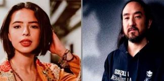 ¡No deja de sorprender! Ángela Aguilar y Steve Aoki preparan música juntos