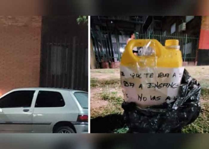 Argentina: Mujer quema el carro de su novio porque 