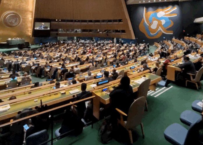 Victoria de Nicaragua en Asamblea General de Naciones Unidas
