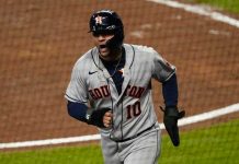 Correa y los Astros vienen de atrás y vencen 9-5 a Bravos astros, houston, bravos, atlanta, serie, mundial,