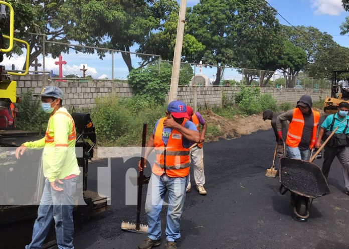 Barrio Laureles Sur en Managua estrena calles nuevas