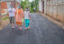 Colinas del Memorial Sandino, Managua, cuenta con 10 calles nuevas de pavimento Nuevas calles pavimentadas en Colinas del Memorial Sandino