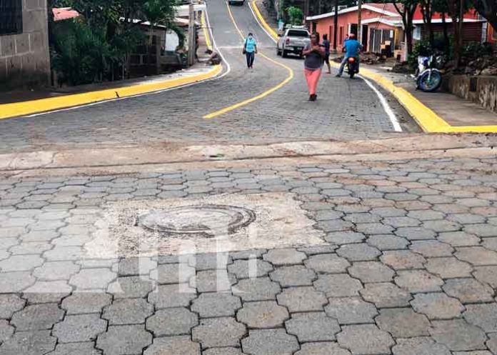 Calles adoquinadas en Chontales