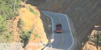 Con nueva carretera en Nueva Segovia