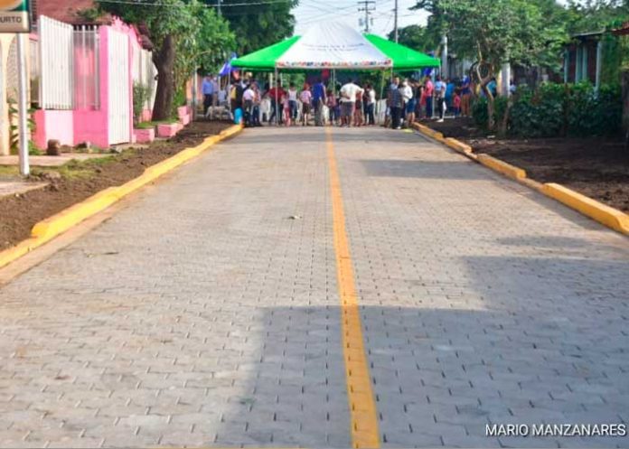 Nueva calle en la Zona 8 de Ciudad Sandino