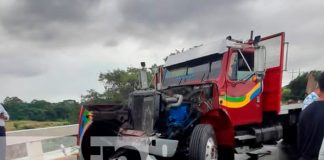 Accidente de tránsito deja un lesionado en carretera Nandaime-Granada