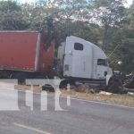 Impacto entre camión y furgón deja un fallecido en Condega