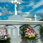 Ambiente en el cementerio de Nandaime