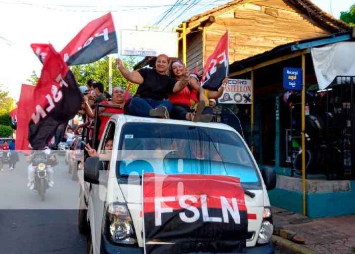 chi-002 Celebran triunfo del FSLN en Chinandega