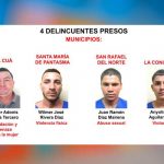 Captura de delincuentes en Jinotega