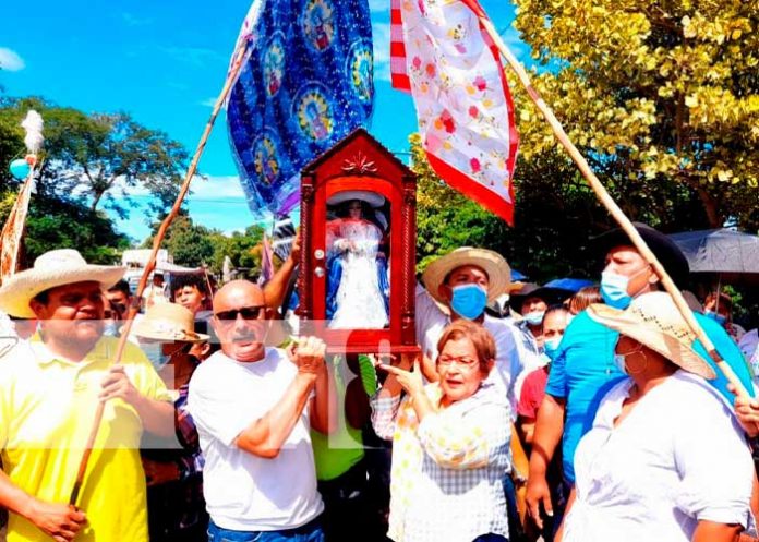 chinandega3 La Virgen de Hato volvió a la ciudad de El Viejo, Chinandega