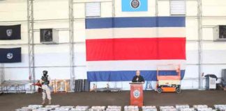 Costa Rica decomisa cocaína en contenedor procedente de Colombia