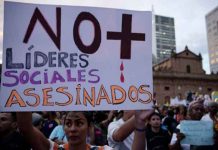 Matan a golpes y puñaladas a otros dos líderes sociales en Colombia Matan a golpes y puñaladas a otros dos líderes sociales en Colombia