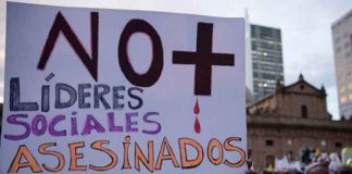 Matan a golpes y puñaladas a otros dos líderes sociales en Colombia