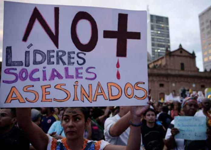Matan a golpes y puñaladas a otros dos líderes sociales en Colombia
