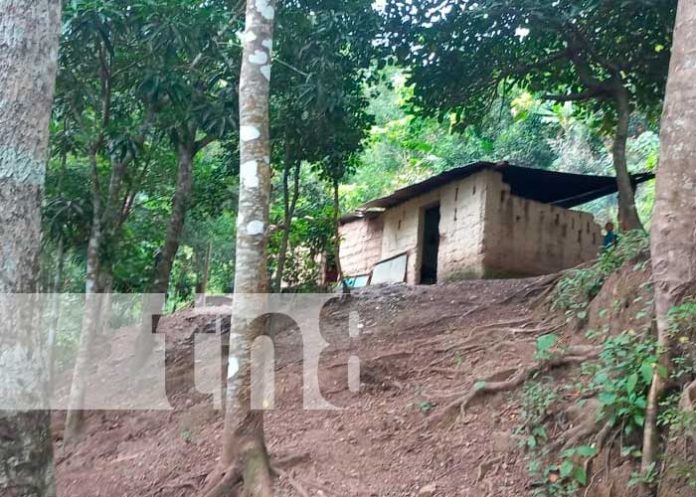 Lugar donde ocurrió un terrible crimen en Wiwilí, Jinotega