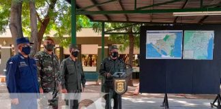 Conferencia de prensa del Ejército de Nicaragua