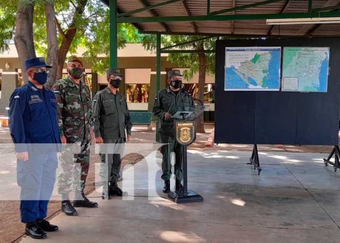 Conferencia de prensa del Ejército de Nicaragua