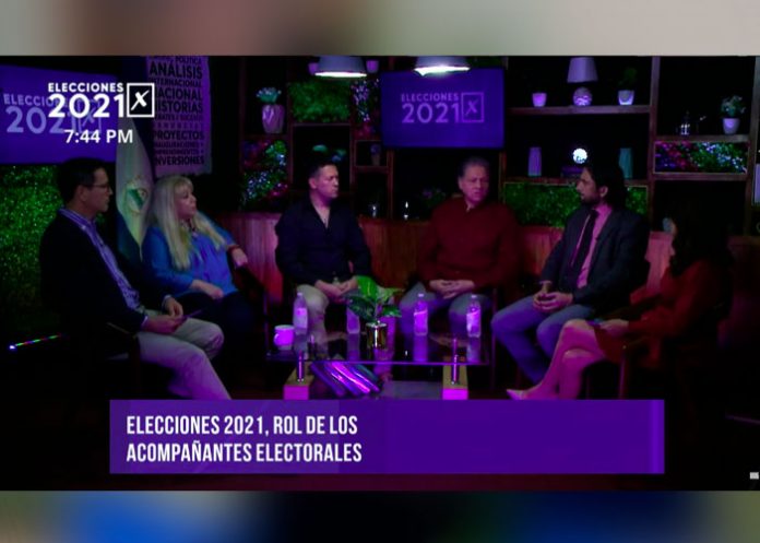 Acompañantes electorales en programa especial de Elecciones Nicaragua TN8
