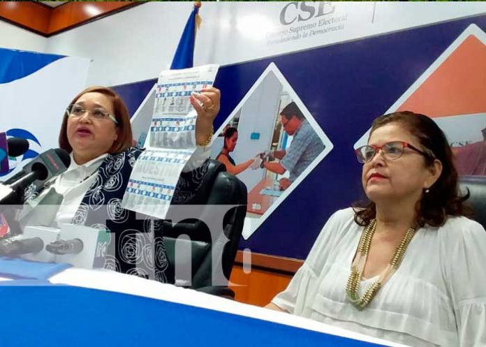 Conferencia de prensa del CSE sobre elecciones en Nicaragua