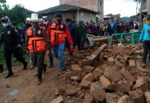 Un niño de tres años es el primer fallecido por el terremoto en Perú Un niño de tres años es el primer fallecido por el terremoto en Perú