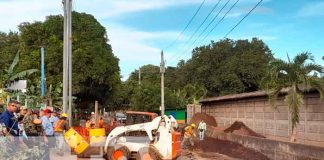 Obra que realiza la alcaldía de Managua
