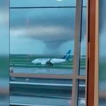 Impactante tromba marina sorprendió en Canadá