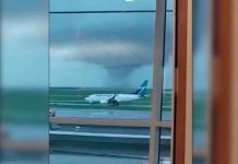 Impactante tromba marina sorprendió en Canadá Impactante tromba marina sorprendió en Canadá