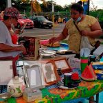 Feria navideña en la plaza de colores, Puerto Salvador Allende en Managua Feria navideña en Managua