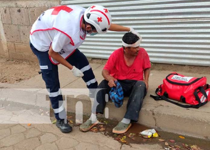 Ciclista sufre accidente en Chontales