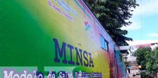 Feria de la salud en el Distrito I de Managua