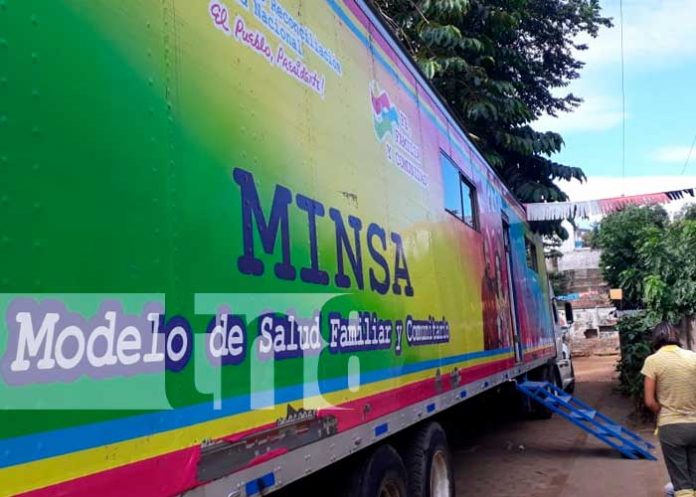 Feria de la salud en el Distrito I de Managua