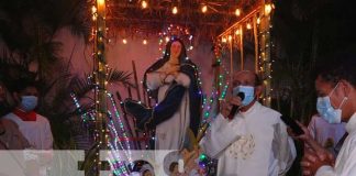 Altares a la virgen María en Somoto