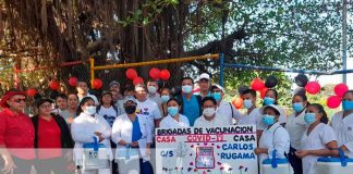 Jornada de vacunación en barrios de Managua