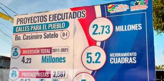 Managua inaugura proyecto vial