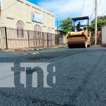 Nuevas calles para un barrio de Managua